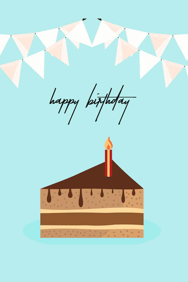 Birthday Funky Cake ecard