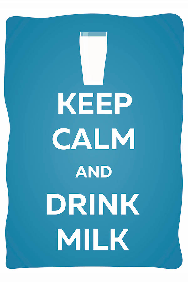 Keep Calm and Drink Milk ecard
