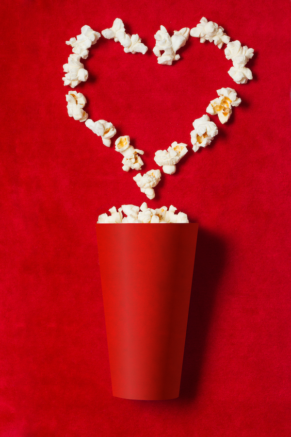 Popcorn Heart ecard