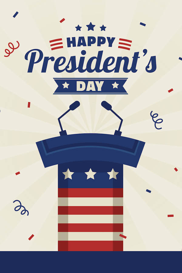 Presidents Podium ecard