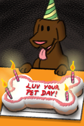 Luv Your Pet Cake ecard