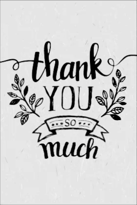 Thank You So Much Leaves ecard
