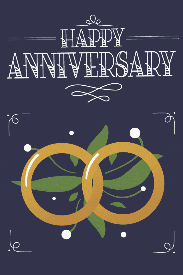 Anniversary Rings ecard