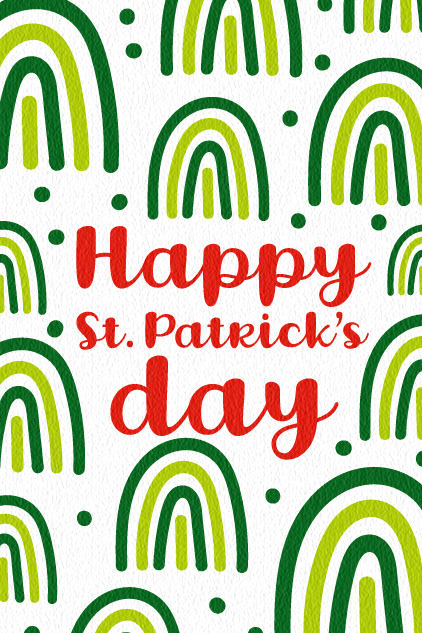 St. Patricks Rainbows ecard