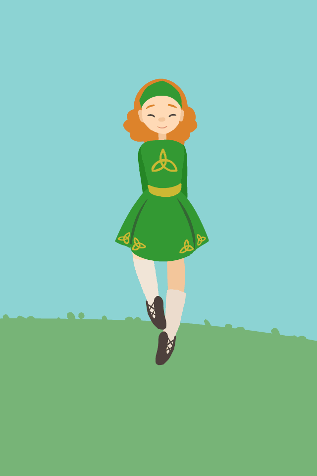 Riverdance Dancer ecard