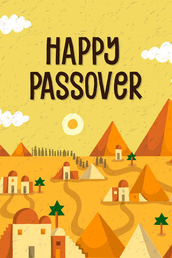 Passover Pyramids ecard