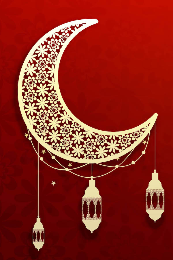 Crescent Moon Ramadan ecard