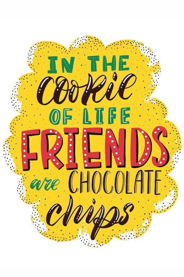 Friends Are Chocolate Chips ecard