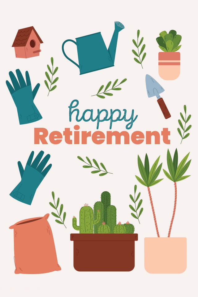 Retirement Gardening ecard