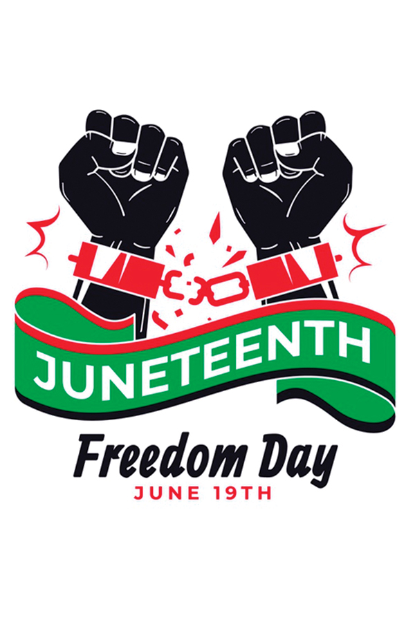 Breaking the shackles Juneteenth ecard