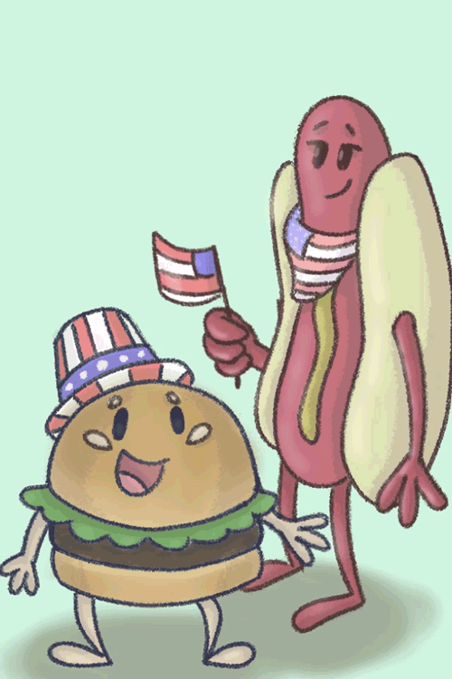 BBQ 4th of July ecard