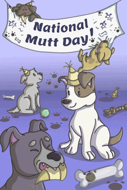 National Mutt Day Banner ecard