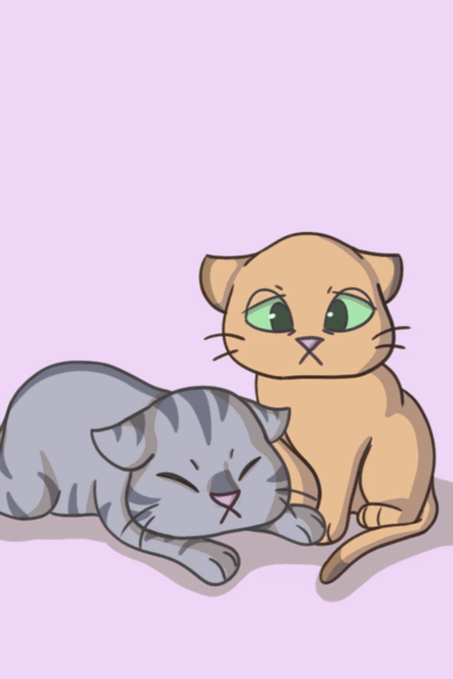 Lying Cats Cat Day ecard