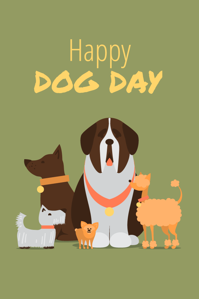 Dog Day Green ecard