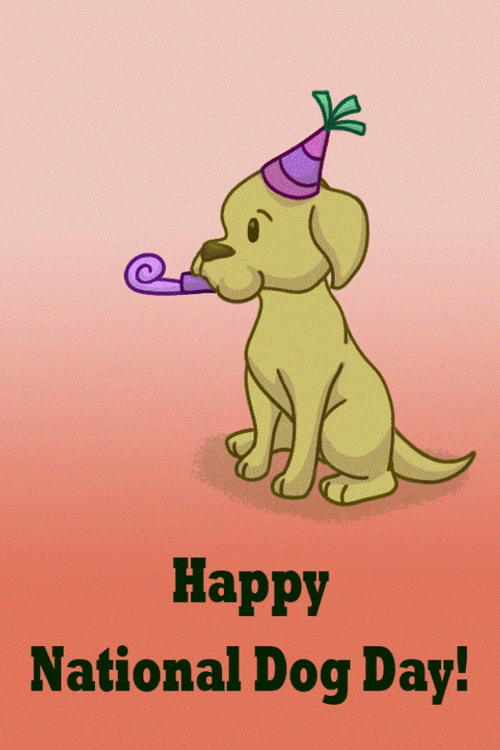 Dog Day Party Text ecard