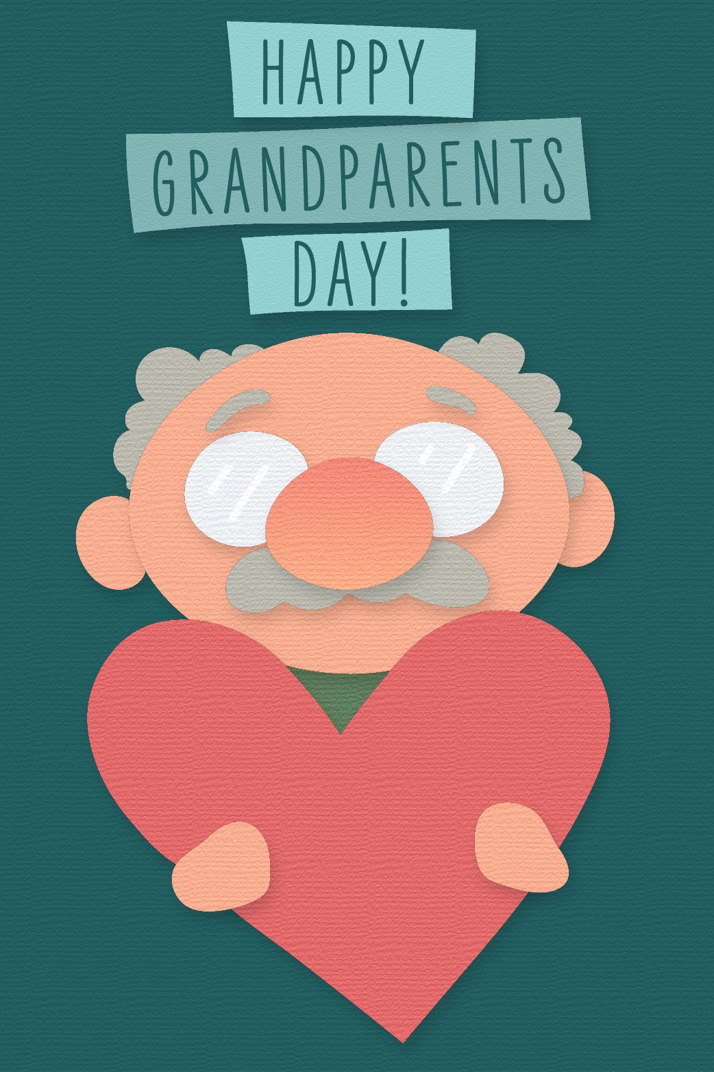 Grandpa Character ecard