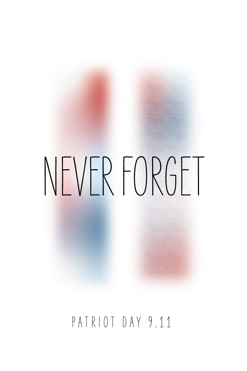 Never Forget Watercolor ecard