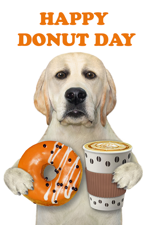 Donut Day Dog ecard
