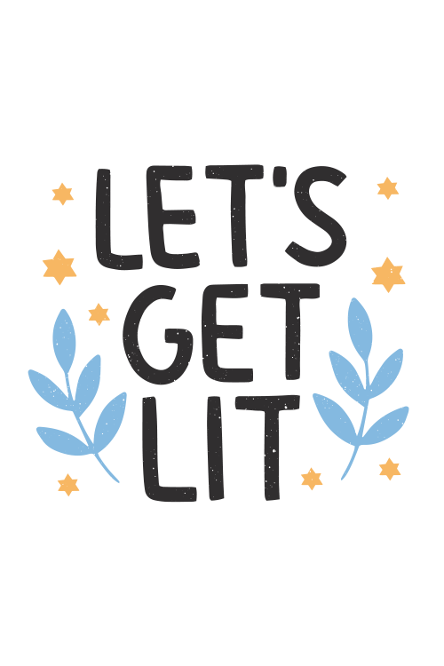 Let's Get Lit ecard