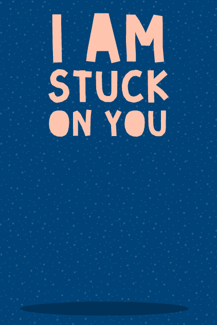 Stuck On You ecard