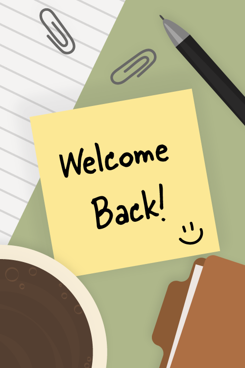 welcome back to work ecard