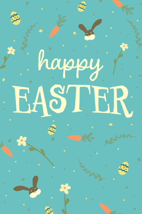 Easter Pattern ecard