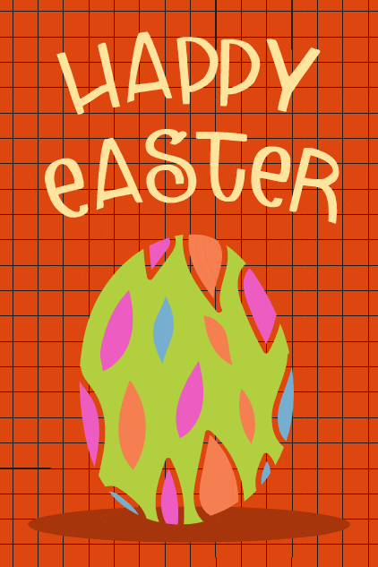 Easter Eggs Patterns ecard