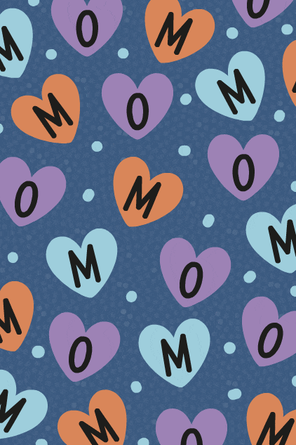 Mom Hearts Mothers Day ecard