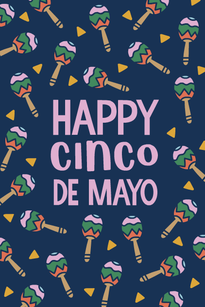 Cinco De Mayo Maracas  ecard
