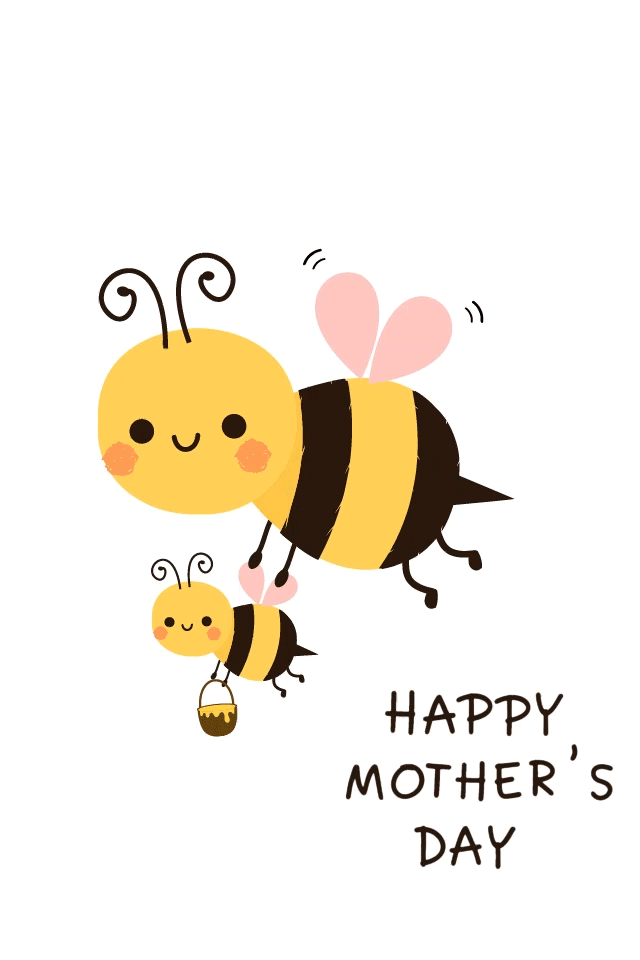 Happy Mothers Day Bees ecard