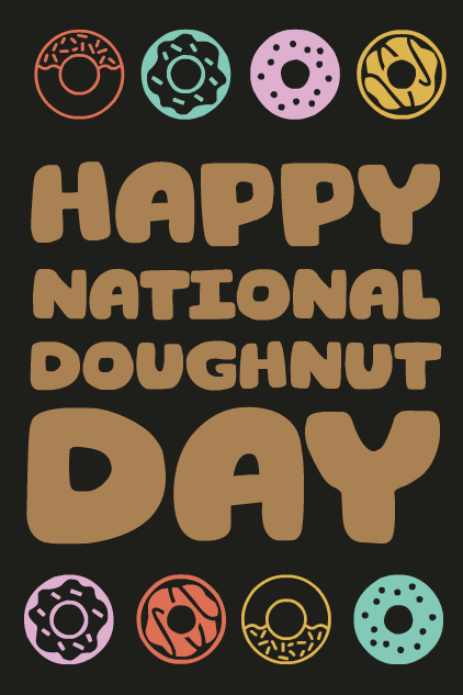 Colorful Donuts ecard