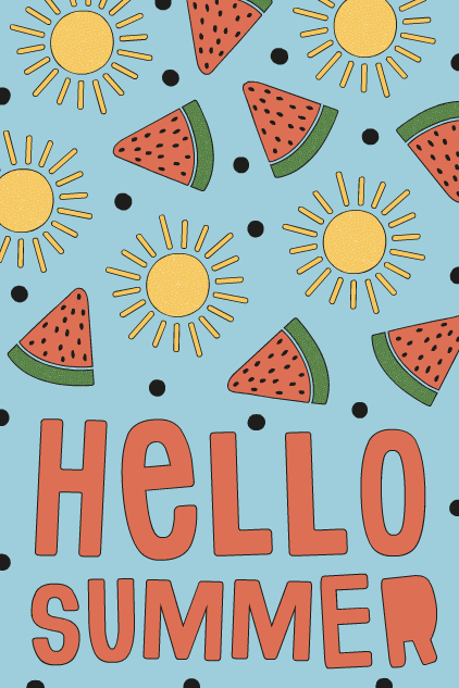 Summer Watermelon ecard