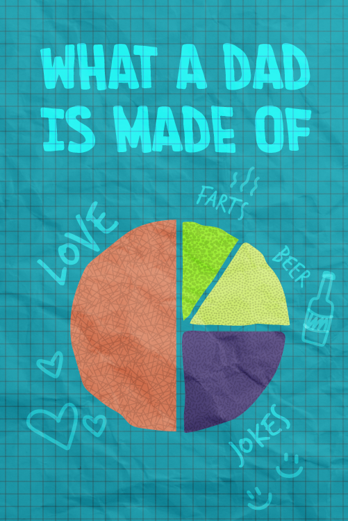 What A Dad Is Made Of ecard