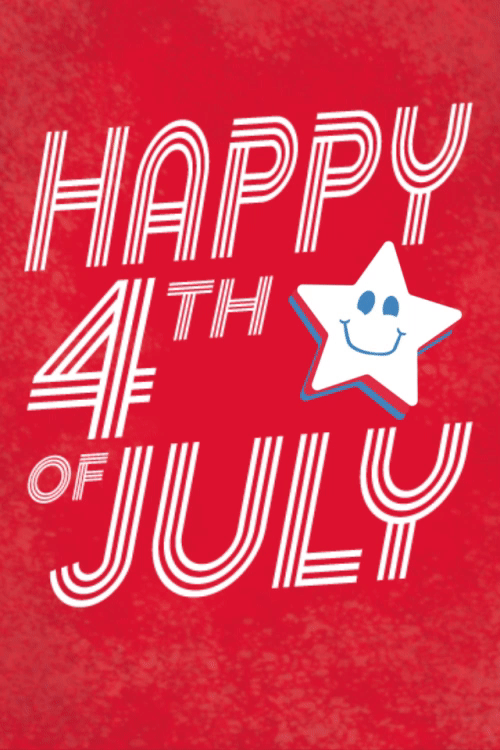 4th Of July Star ecard