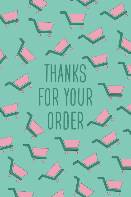 Thanks For Your Orders ecard