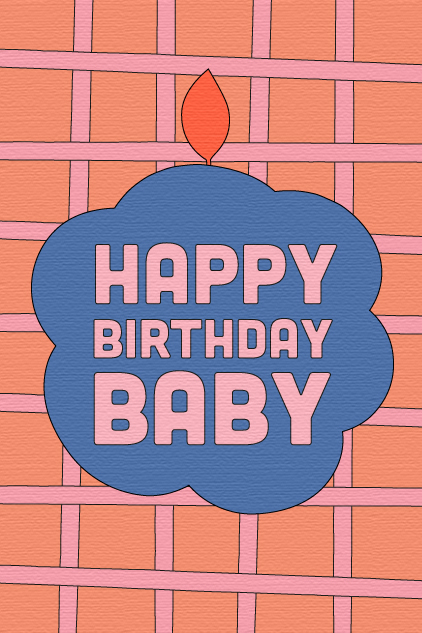 HBD Baby ecard