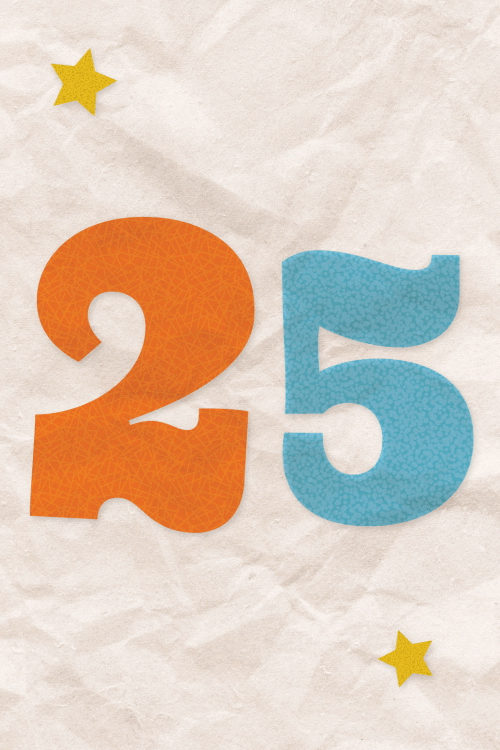 25 Paper ecard