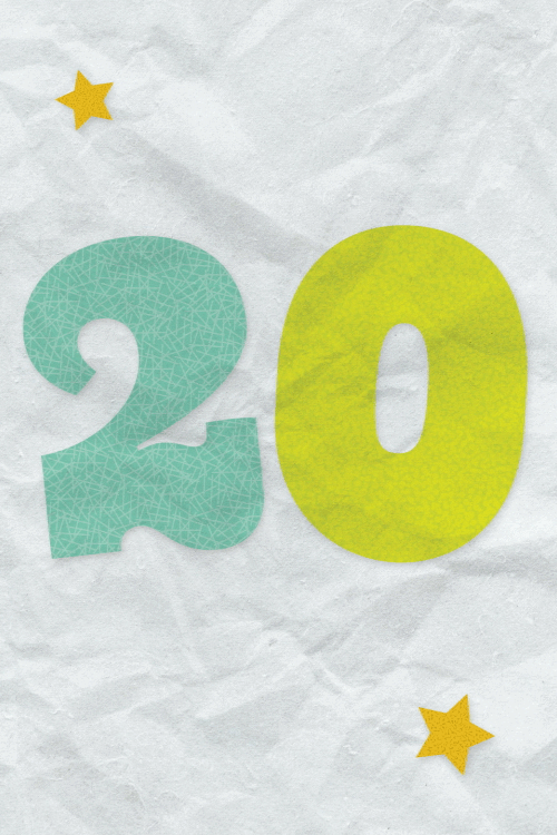 20 Paper ecard