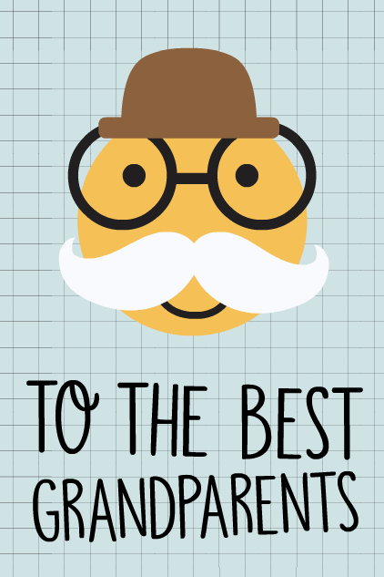 Best Grandparents Emoji ecard