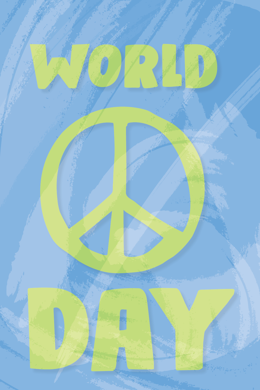 World Peace Day Sign ecard