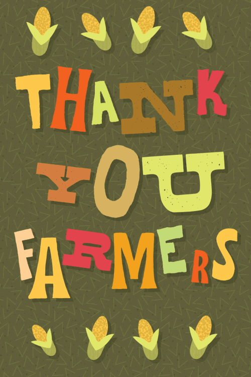Thank You Farmers Corn ecard