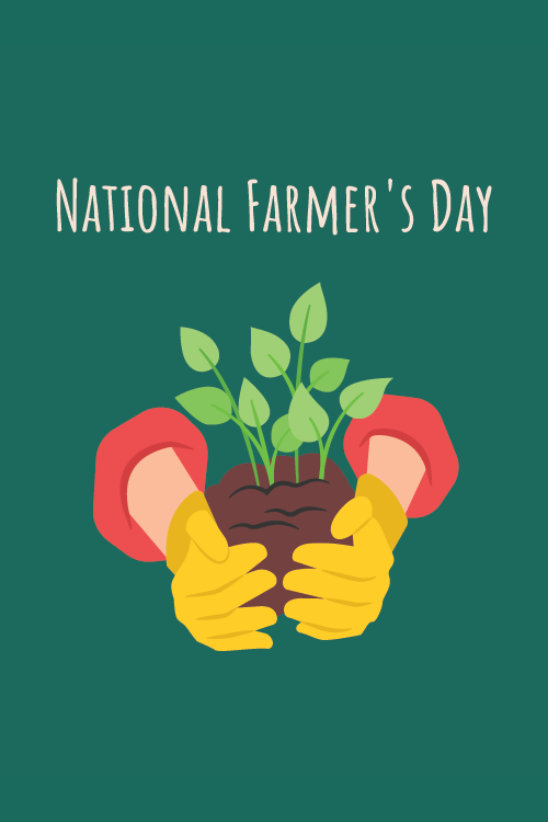 Farmers Day Plant ecard
