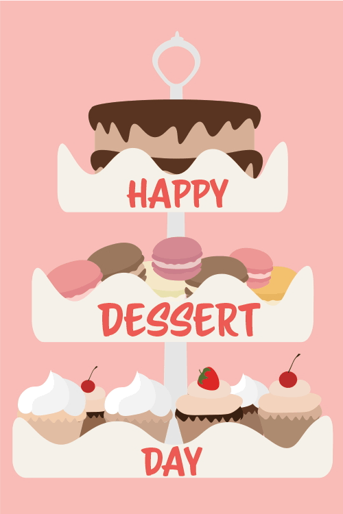 Dessert Day Platter ecard