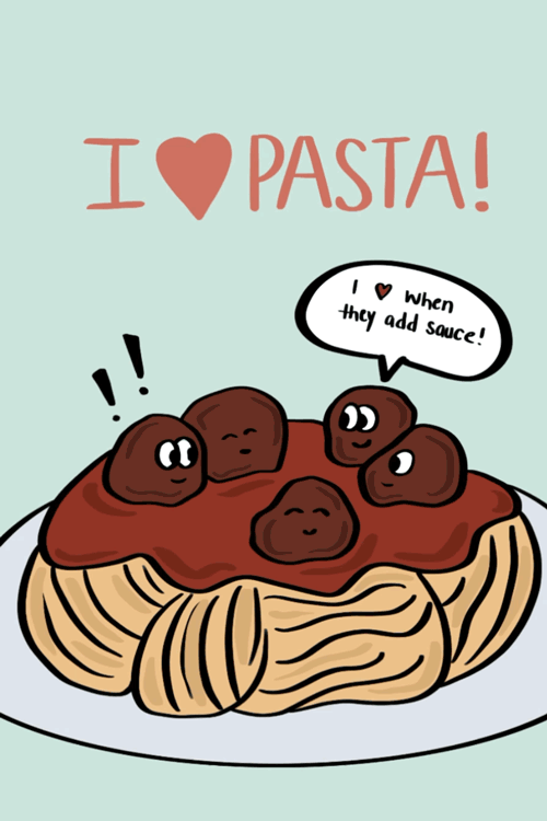 I Heart Pasta ecard