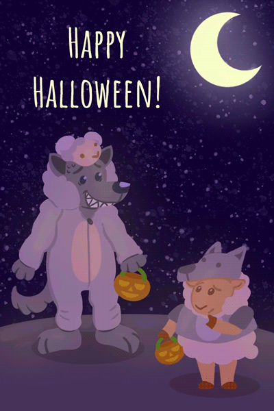 Wolf And Sheep ecard