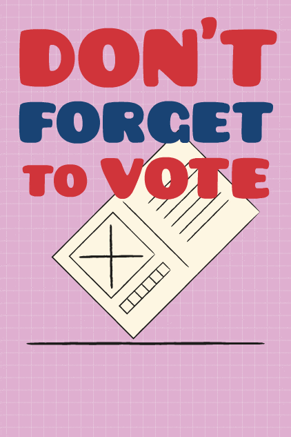 Don't Forget To Vote ecard