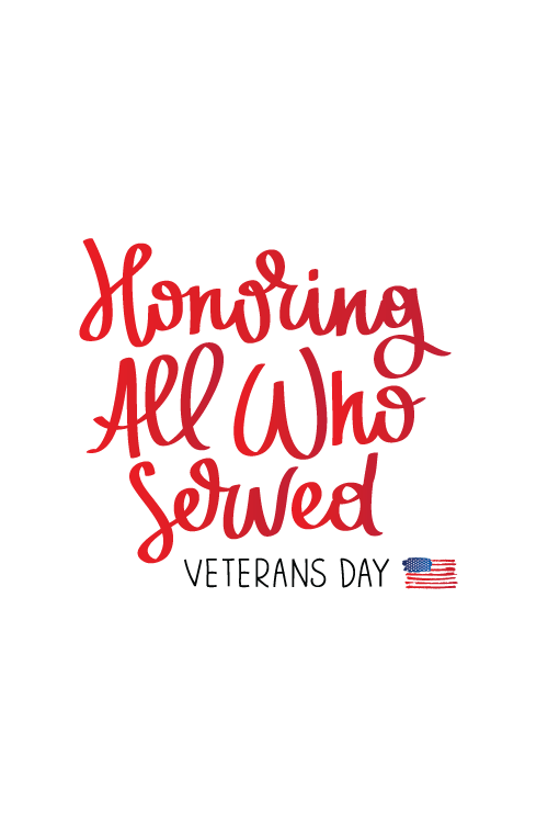 Honoring Those Who Served Script ecard