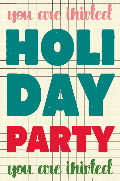 Holiday Invite Party ecard