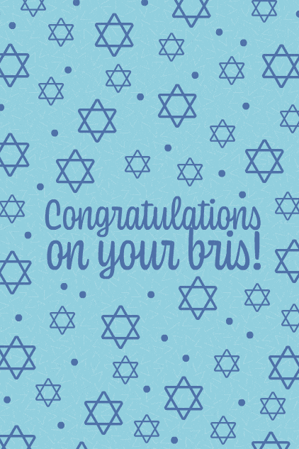 Bris Pattern Stars ecard