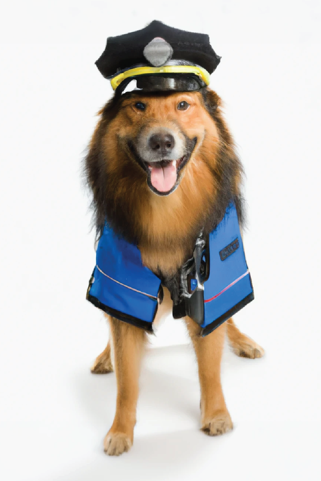 Police Dog Dress Up ecard